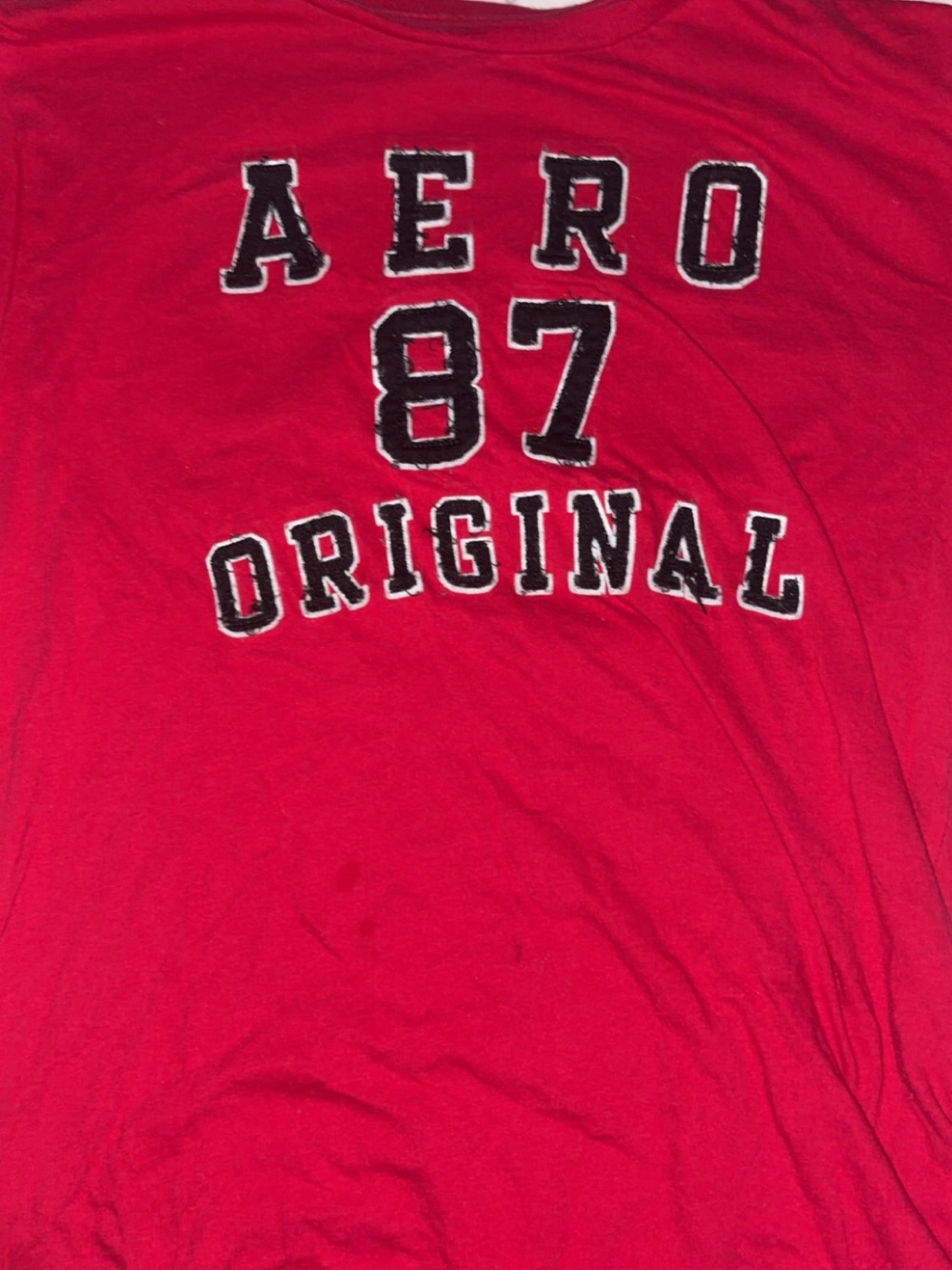 Aero 87 Original Men's Red Graphic Tee